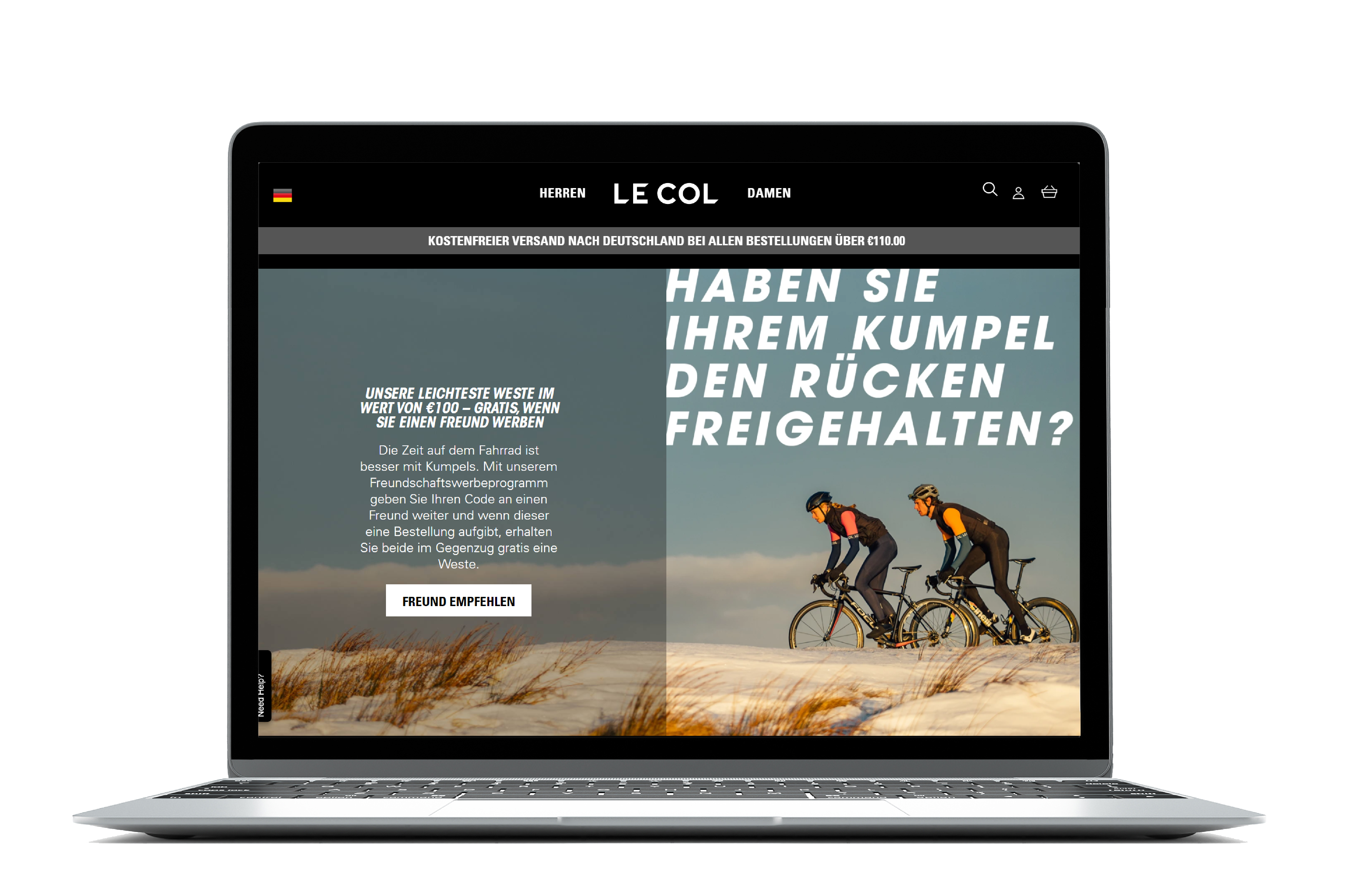 le col website screenshot